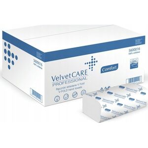 Velvet Ręczniki składane Velvet Care V-Fold 2w celuloza białe (20x150) 13283668 5901478009470