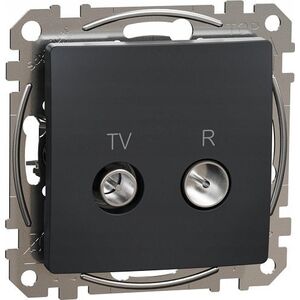SCHNEIDERE Gniazdo R/TV Schneider Sedna Design SDD114471R końcowe 4dB czarny antracyt Design & Elements 13284251 3606481467331
