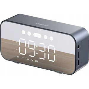 Głośnik Dudao Bezprzewodowy głośnik Dudao Y17 zegarek, budzik, 1200mAh, AUX, FM, BT 5.3 srebrny 13294467 6973687247638