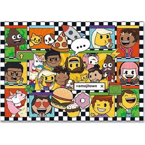 Clementoni PUZZLE 180EL CLM EMOJI TOWN PUD 13295190 8005125290666