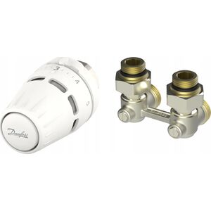 Danfoss Zestaw 2-elementowy Regus M30x1.5 + RLV-KB 1/2" kątowy 13295859 5702424625221