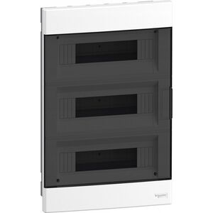 SCHNEIDERE Rozdzielnica podtynkowa Schneider 3x12 IP40 IK07 Easy9 EU EZ9EU-3-12-PT-T EZ9EUA312 biała drzwi transparentne 13296318 3606486370001