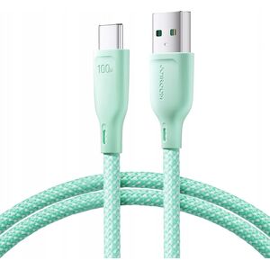 Kabel USB Joyroom USB-A - USB-C 1 m Zielony (JYR794) 13297287 6941237110442