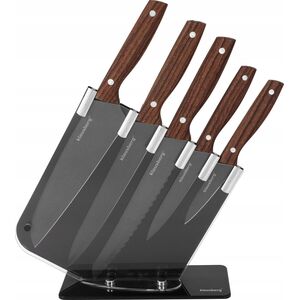 Klausberg ZESTAW 5 KUCHENNYCH NOŻY W STOJAKU KLAUSBERG KB-7616 13298301 5908287276161