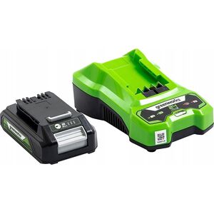 Greenworks 24V Akumulator 4 Ah + ładowarka Greenworks GSK24B4 13298513 6952909068718
