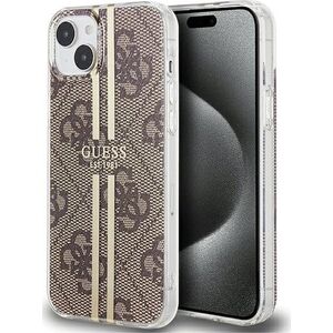 Guess Guess GUHCP15MH4PSEGW iPhone 15 Plus / 14 Plus 6.7" brązowy/brown hardcase IML 4G Gold Stripe 13300741 3666339222833