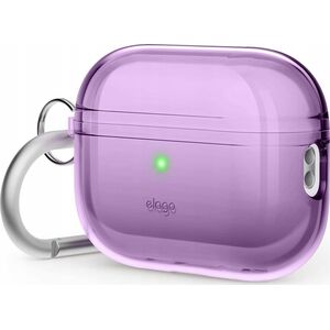 Elago Elago AirPods Pro 2 Hang TPU Shell Case - etui z karabińczykiem do AirPods Pro 2 fioletowe - Gwarancja bezpieczeństwa. Proste raty. Bezpłatna wysyłka od 170 zł. 13305813 8809863850430