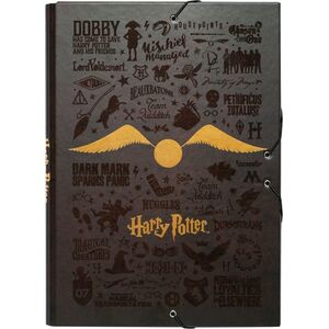 Harry Potter Harry Potter - Folder / teczka z gumką A4 (24 x 34 cm) 13305984 8435497231460