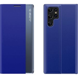 Hurtel Etui New Sleep View Case do Samsung S24 Ultra z klapką - niebieskie 13319703 9145576284377