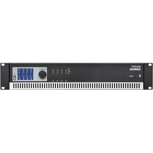 System przekazu sygnału AV Audac AUDAC PMQ480 Czterokanałowy wzmacniacz mocy z obsługą WaveDynamics™, 70 V/100 V 13332419 5414795041561