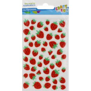 Craft with Fun OZDOBA DEK FILC TRUSKAWKI SPRZYL CF PBH 24/288 13336628 5904335885033