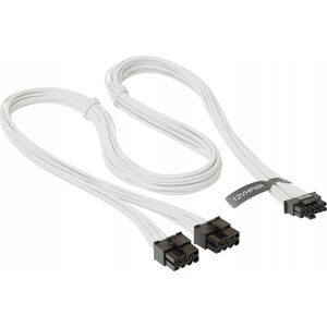 SeaSonic Seasonic 12VHPWR PCIe adapter cable, 90 angled (white, 75cm) 13337308 4711173878124