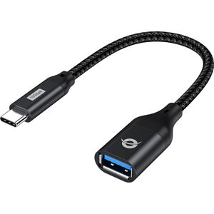 Adapter USB Conceptronic CONCEPTRONIC Adapter USB-C -> USB-A 3.0  OTG 10Gb/s  schwarz 13337778 4015867236291