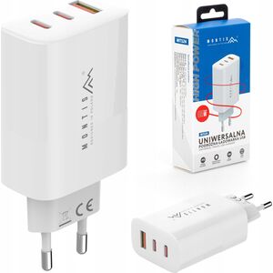 Montis Ładowarka sieciowa USB Typu A + 2x USB Typu C 65W MT124 Montis 13340848 5901811406645