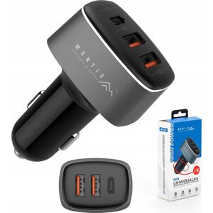 Montis Ładowarka samochodowa 2x USB Typu A + USB Typu C 56W MT125 Montis 13340852 5901811406652