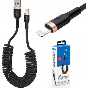 Montis Kabel USB Typu A - USB Lightning 1,5m (spirala) MT129 Montis 13340853 5901811406690