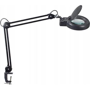 Lampka biurkowa Maul MAUL LED Lupenleuchte Viso mit Klemmfuß schwarz 13341349 4002390061742