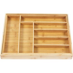 GreenBlue Rozsuwany bambusowy organizer na sztućce GreenBlue, 325-500x430x45mm, GB379 13342073 5902211131557