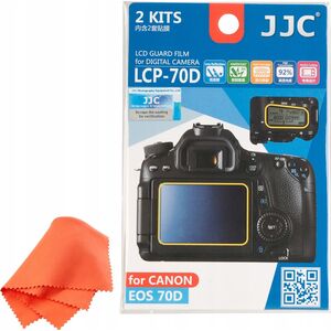 JJC Zestaw osłon LCD JJC Canon EOS 70D poliwęglanowa 13355850 6950291530370