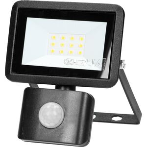 Naświetlacz Faro NAŚWIETLACZ LED Z PIR 10W 800LM IP44 4000K (1 SZT) 13358988 5908254826375