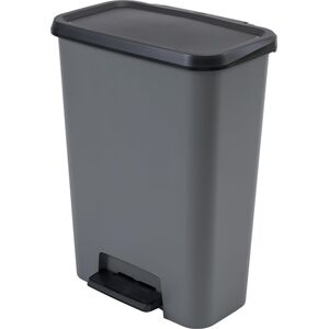 Kosz na śmieci Curver Kosz na śmieci z pedałem Compatta 23+23Lgray/black 13368427 8013183122430