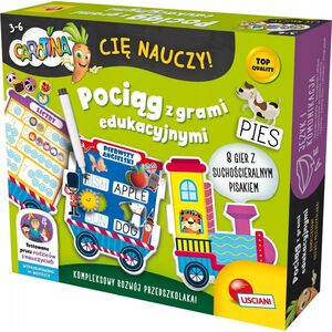 Lisciani Zestaw Carotina - Pociąg z grami 13400622 8008324106561