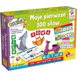 Lisciani Zestaw edukacyjny Carotina Moje pierwsze 100 słów 13400632 8008324106523