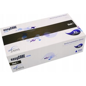 EasyCare Zarys easyCARE - Rękawiczki diagnostyczne, nitrylowe, bezpudrowe, czarne - XL 13405245 5907996844661