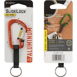 NiteIze Nite Ize Karabinek SlideLock Key Ring Aluminum Pom 13435523 94664041738