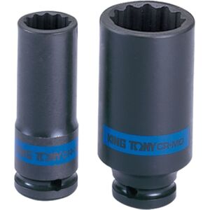 King Tony NASADKA DŁUGA UDAROWA 1/2" 10mm x 80mm, 12-kąt King Tony 13437756 4712755660120