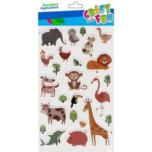 Craft with Fun NAKLEJ ZWIERZETA 100X185 CF B/C 12/288 13441216 5904335883893