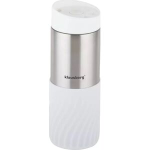 Klausberg KUBEK TERMICZNY 400ML STAL NIERDZEWNA 18/8 KLAUSBERG BIAŁY KB-7635 13452335 5908287276352