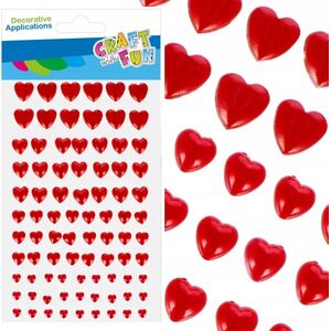 Craft with Fun OZDOBA DEK PERLOWA SPRZYL SERC 84SZT CZER 12/144 13455801 5905523621600