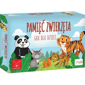 Kangur Pamięć. Zwierzęta. Gra dla Dzieci 3-4 lat Kangur 13459709 5905723440834