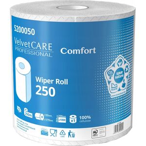 Velvet Czyściwo w rolce Velvet Care Comfort 250m 2w celuloza białe 13469063 5901478009951