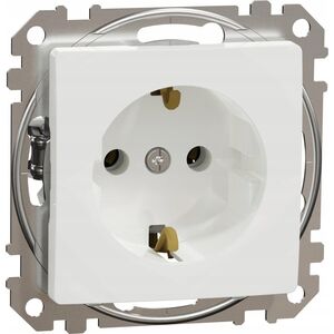 SCHNEIDERE Gniazdo schuko Schneider Sedna Design SDD111025 białe Design & Elements 13477175 3606481477965