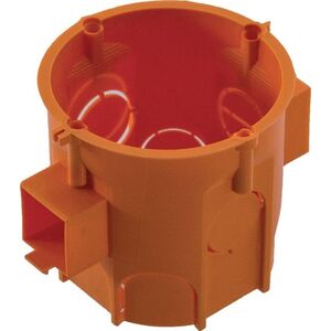 Pawbol Puszka instalacyjna Pawbol PK60 lux A.0006BLP łączeniowa, głęboka IP30 pomarańczowa 13581891 5901350823910