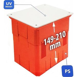 Pawbol Puszka Pawbol R.8147 do złącza odgromowego IP20 pomarańczowa/szara 13582318 5902983364399