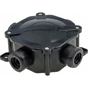 Pawbol Puszka instalacyjna Pawbol A.0036C hermetyczna, natynkowa PG16/5x6 mm2, IP67 czarna 13601814 5902983341994