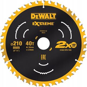 Dewalt DEWALT CIRCULAR SAW.210x30mmx40z 13615400 5054905282882