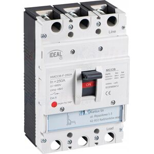 Kanlux Wyłącznik kompaktowy mocy Schneider KMCCB-F-250A-3P 36kA (380/415V AC) 50kA (220/230V) IP20 36292 13615437 5905339362926