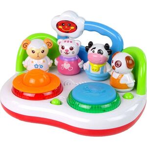 LeanToys Muzyczna Gra DJ Ze Zwierzętami Światła Dźwięk 13655707 5904665999745