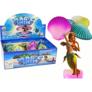 LeanToys Magiczna Rosnąca Syrena w Muszli 8 cm x 6,5 cm 13655817 5905515353601