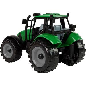 LeanToys Traktor Ideal Farm Zielony Czerwony Otwierana Maska 13655837 5905515359634
