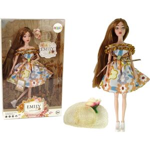 LeanToys Lalka Dla Dzieci Emily Jesienna Kapelusz 13655879 5905679070055