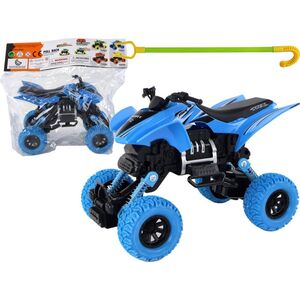 LeanToys Pojazd Terenowy Pchacz Quad XC Gumowe Koła Niebieski 13655905 5905679078037