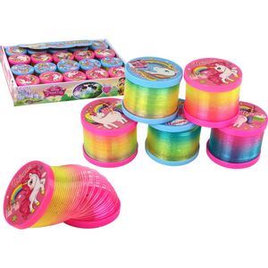 LeanToys Tęczowa Sprężyna Z Efektem Świetlnym Motyw Jednorożców 13655931 5905884452219