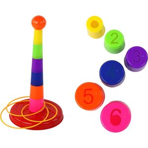 LeanToys Gra Rzut Do Celu Kubeczki Obręcze Różny Stopień Trudności 13655939 5905991000464