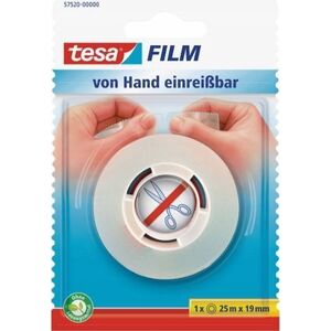 Tesa TESA 57520 25 m Polipropylen (PP) Półprzezroczysty 1 szt. 13666476 4042448091826