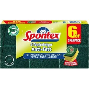 Spontex Spontex Topfreiniger Anti-Fett x6 mit Recyclingfasern 13672905 3384120013865